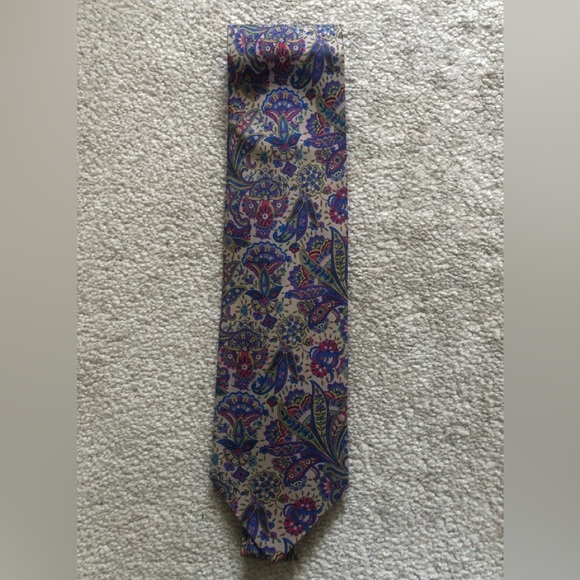 Van Gils Silk Floral Tie new - Picture 1 of 3